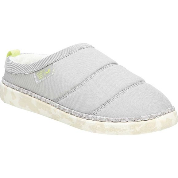 Dr. Scholl's Cozy Vibes Quilted Slipper in Grey - 7.5 - Picture 1 of 1